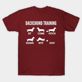 Dachshund Training Dachshund Dog Tricks T-Shirt